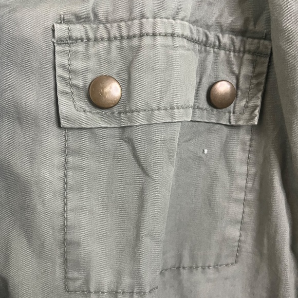 Life in Progress Olive Green Military Utility Jacket – Size M - Picture 4 of 16